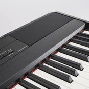 Yamaha P525 Portable Digital Piano; White Stand & Bench Bundle
