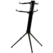 Stay Intruder 02 Double Tier Keyboard Stand; Black