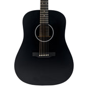 Martin D-X1 Dreadnought Acoustic Guitar; Satin Black Incl Softshell Case