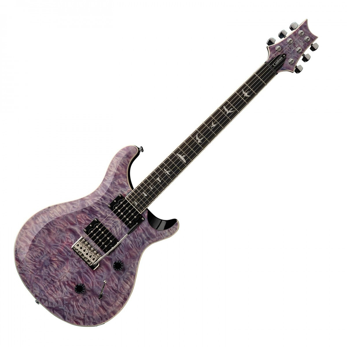 PRS SE Custom 24 Electric Guitar; Violet Quilt | Bonners Music