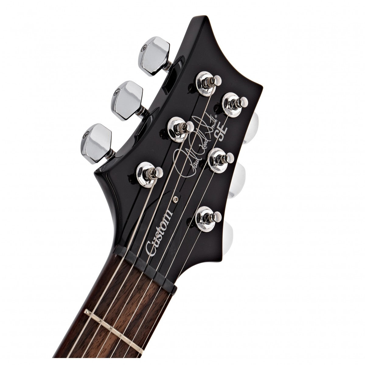 PRS SE Custom 24 Electric Guitar; Black & Gold Sunburst Quilt