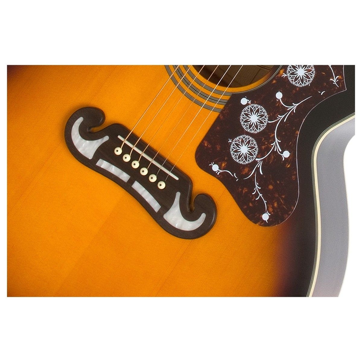 Epiphone J-200 EC Studio (Solid Top; Fishman Presys); Vintage Sunburst