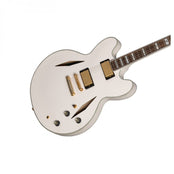 Epiphone Emily Wolfe “White Wolfe” Sheraton (Incl. EpiLite Case), Aged Bone White