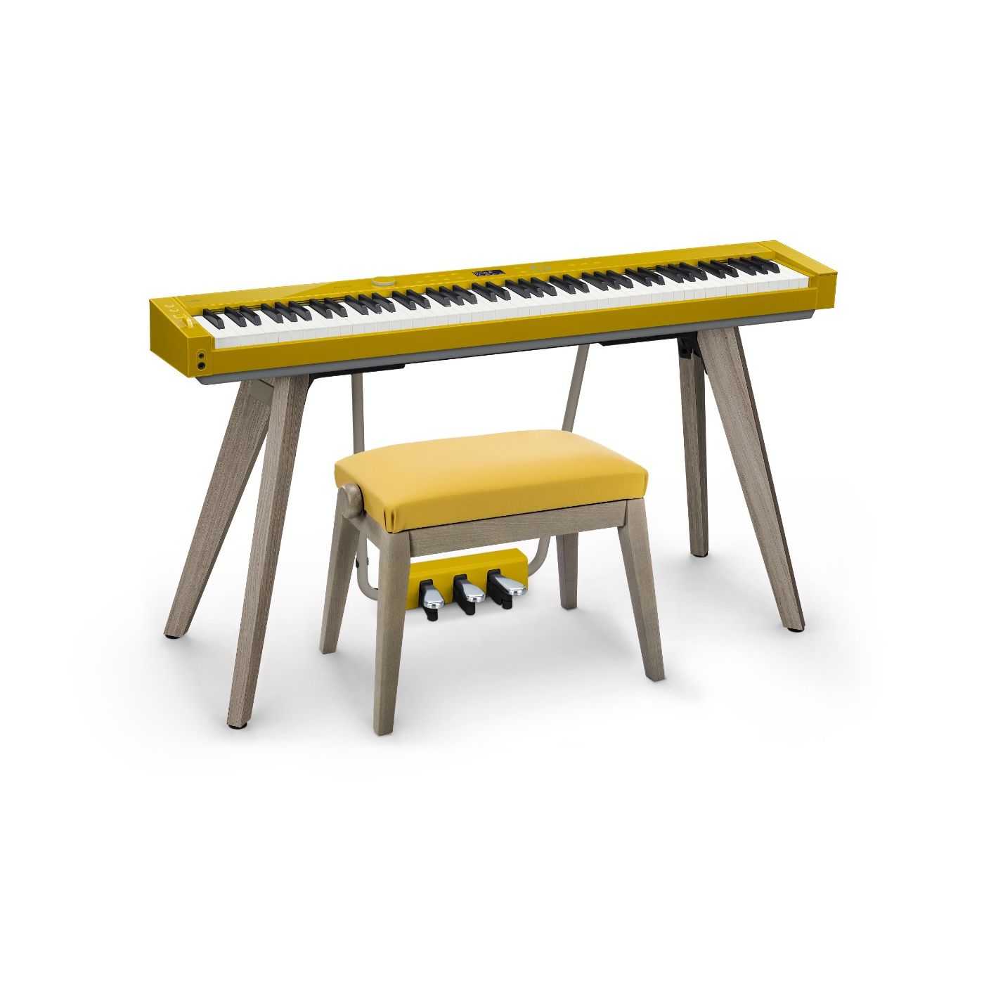 Casio PX-S7000 Digital Piano Package Incl Matching Bench; Harmonius Mustard