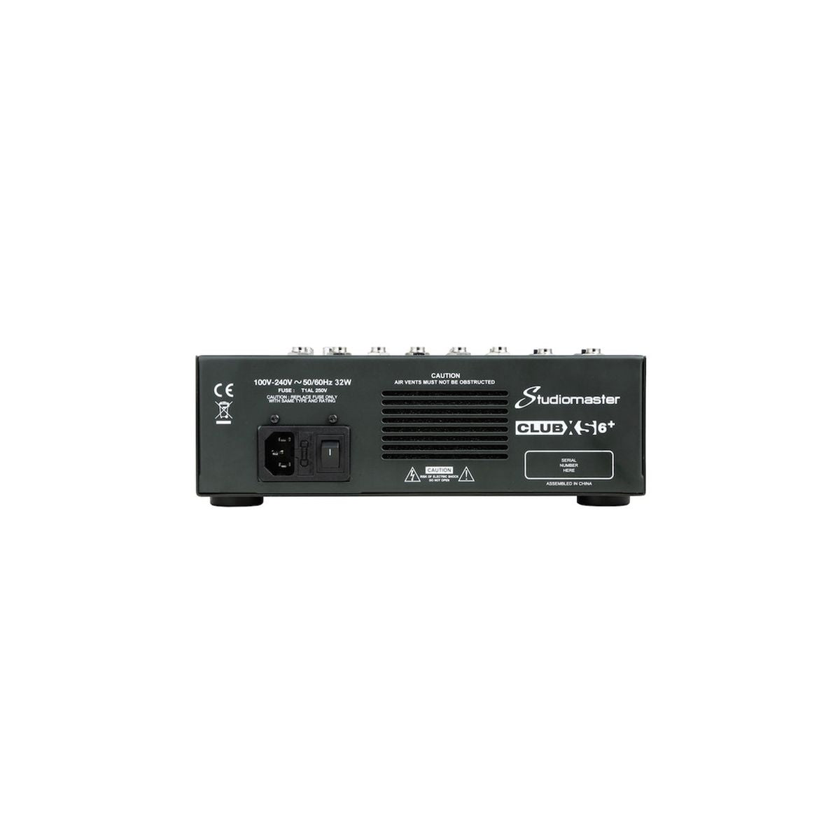 Studiomaster Club XS6+ 6 Channel Mixing Console with Bluetooth & DSP