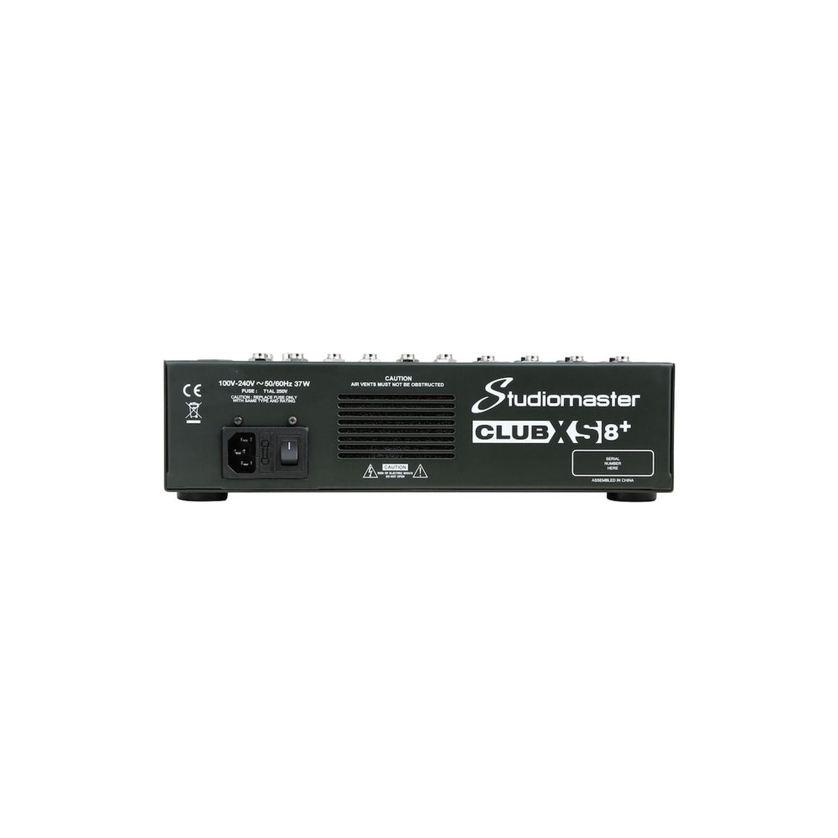 Studiomaster Club XS8+ 8 Channel Mixing Console with Bluetooth & DSP