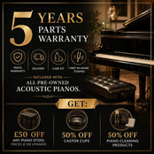 Yamaha UX Upright Piano in Polished Ebony: Serial No: 2786268 | Second Hand