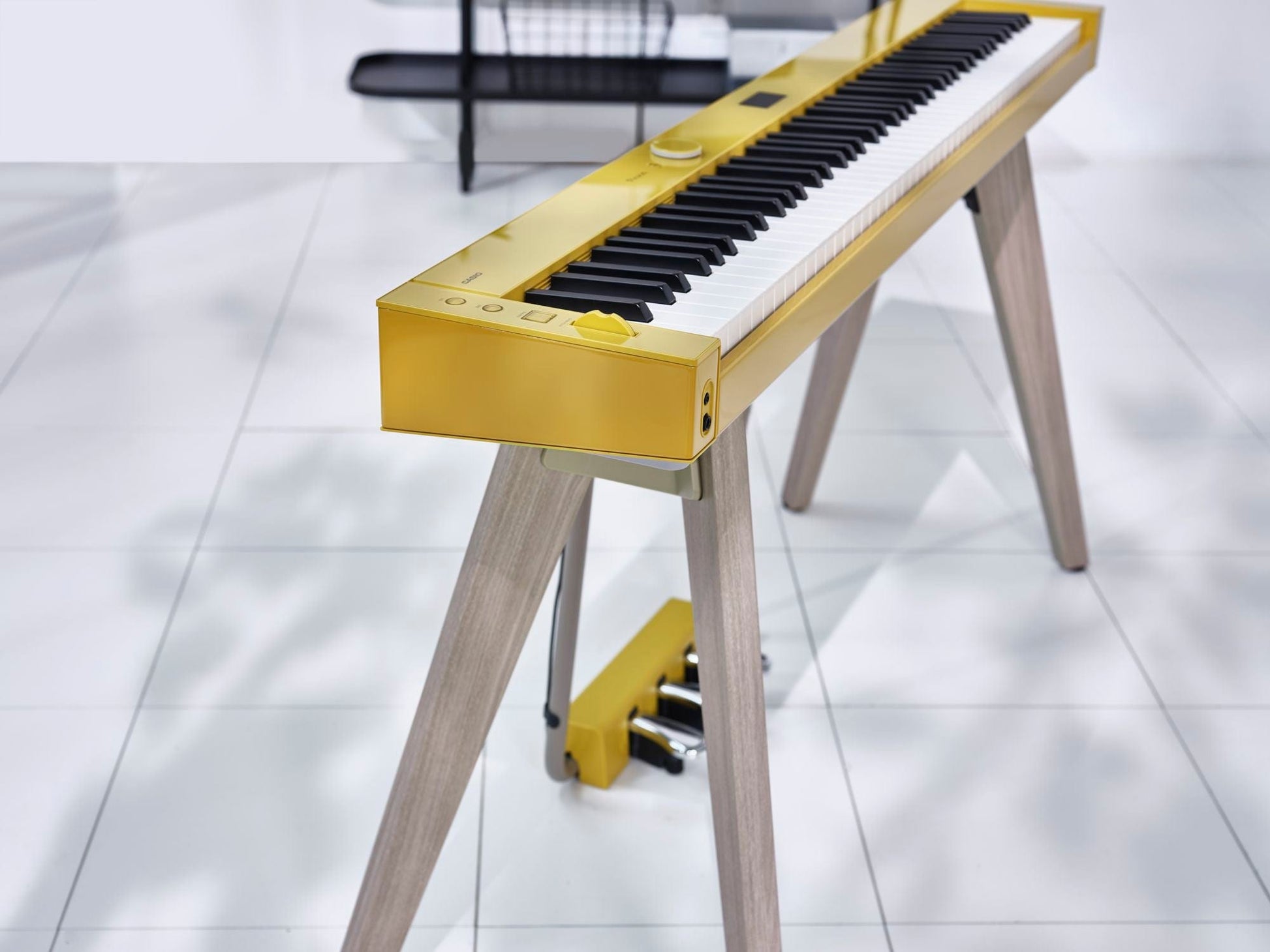 Casio Privia PX-S7000 Digital Piano with Wooden Keys; Harmonius Mustard