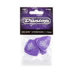 Jim Dunlop DELRIN 500 Plectrums 1.50MM LAVENDER 12 Pack