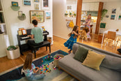 Roland RP107 Digital Piano; Black