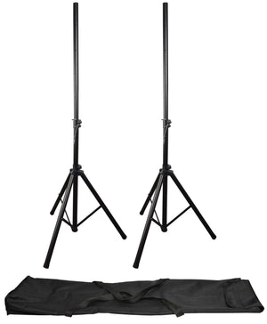 QTX Speaker Stand Kit With Carry Bag