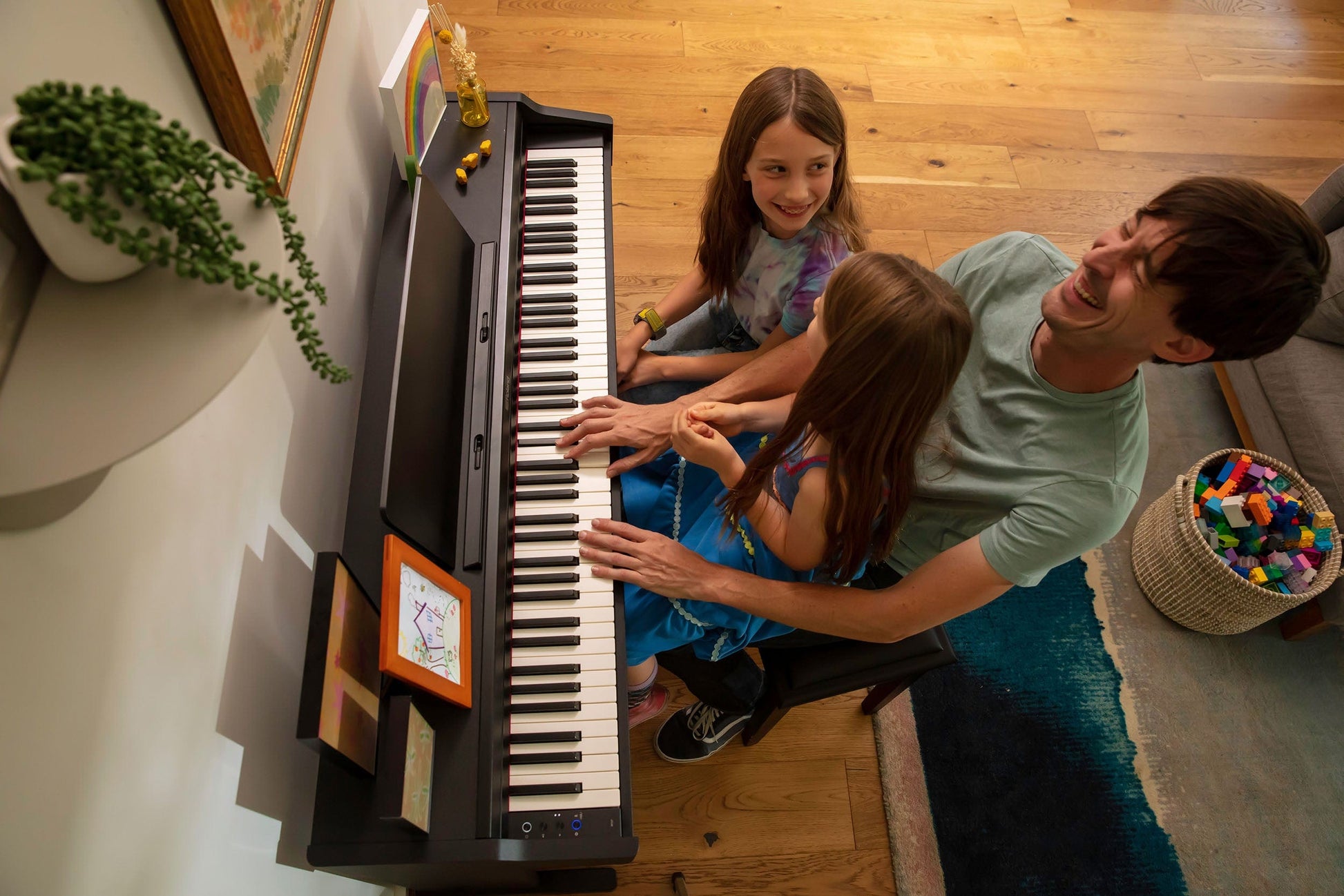 Roland RP107 Digital Piano; Black