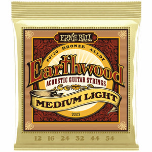 Ernie Ball 2003 Earthwood Med/Light Set