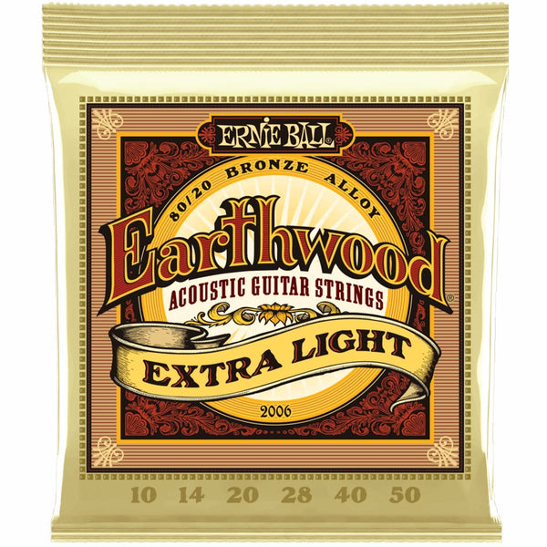 Ernie Ball 2006 Earthwood Extra light set