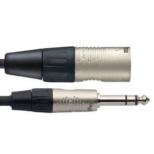 Stagg Music NAC3PSXMR Stereo Jack to Male XLR 3m Cable