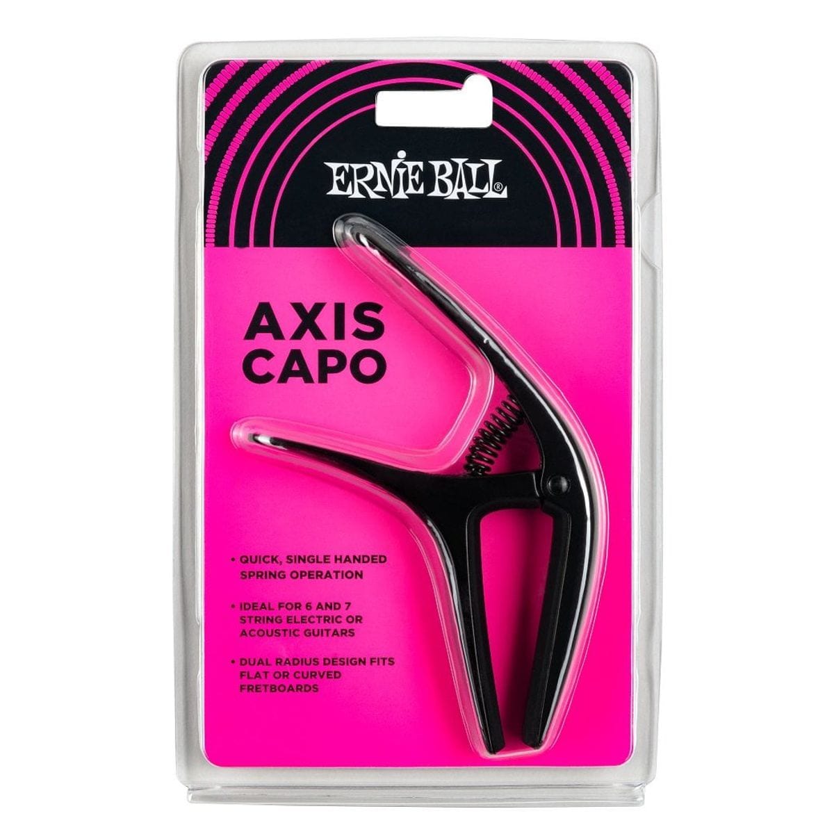 Ernie Ball Axis Capo Black
