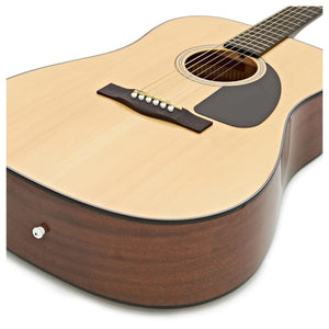 Fender CD-60S Solid Top Walnut Natural Acoustic Guitar