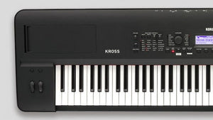 Korg Kross 2 88 Key Synthesizer Workstation; Matt Black