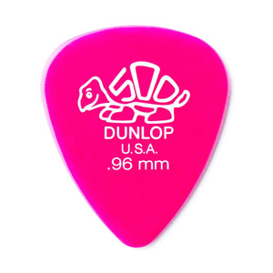 Jim Dunlop DELRIN 500 Plectrums .96MM DARK PINK 12 Pack