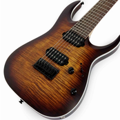 Ibanez RGA42FM DEF Flame Maple Dragon Eye Flat Guitar