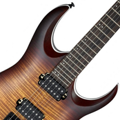 Ibanez RGA42FM DEF Flame Maple Dragon Eye Flat Guitar