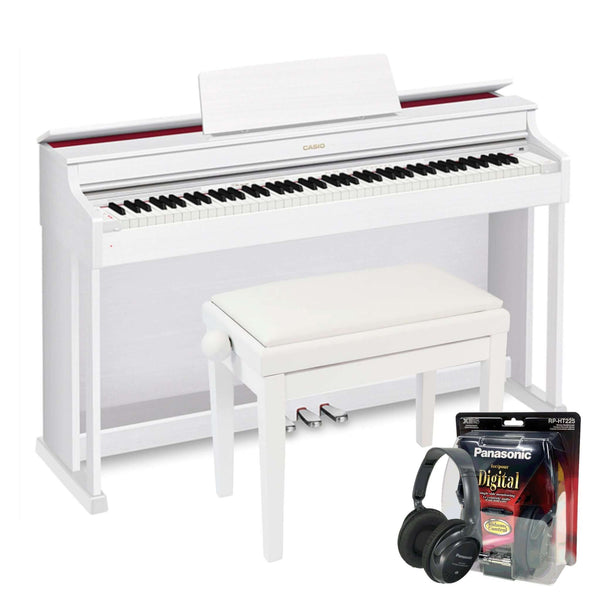 Casio AP470 White Digital Piano Value Package with £40 Cashback Offer