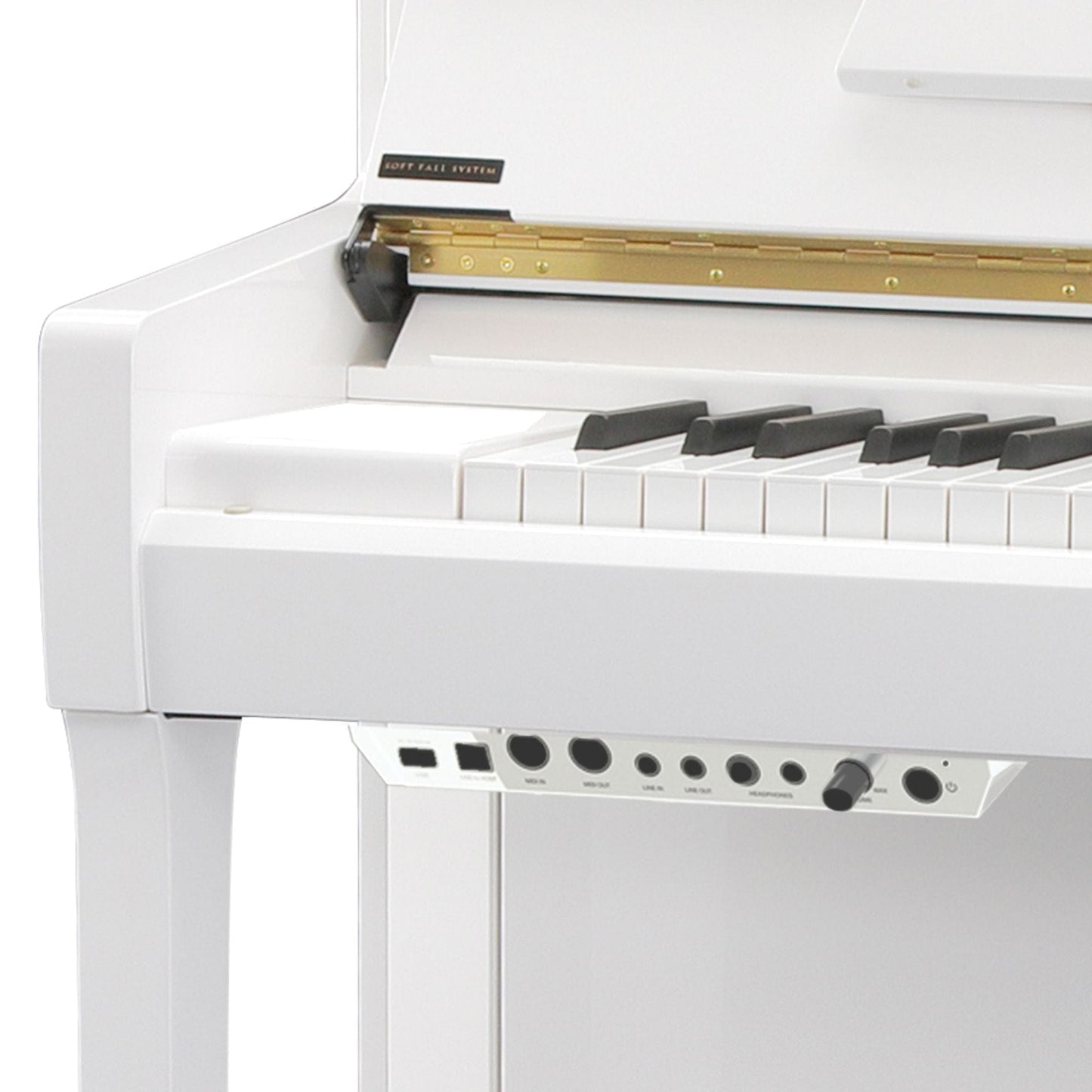 Kawai K300 ATX4 Anytime Silent Upright Piano; Polished White