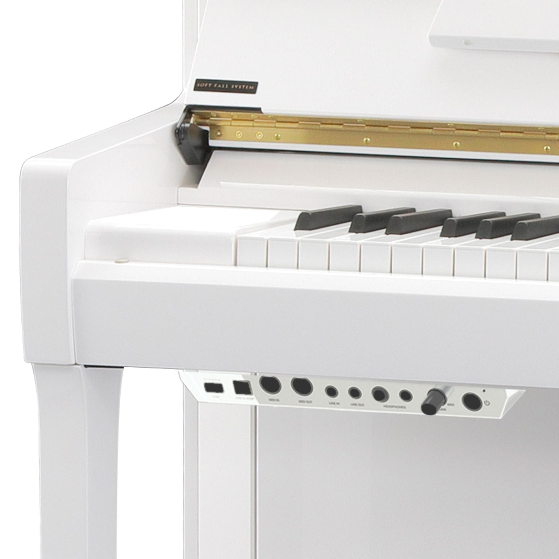 Kawai K300 ATX4 Anytime Silent Upright Piano; Polished White