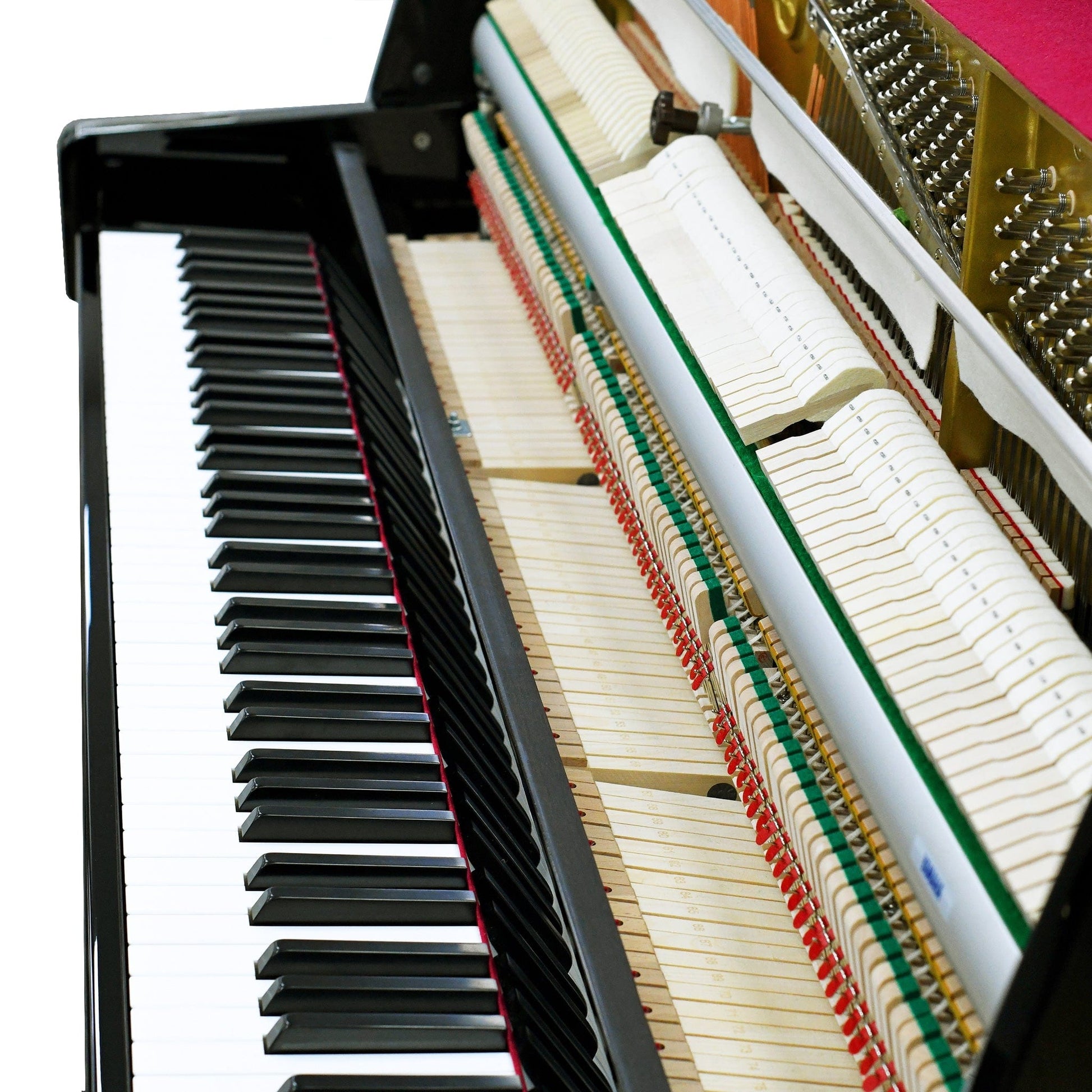 Yamaha B1 Upright Piano; Polished Mahogany