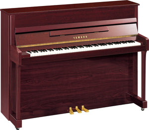 Yamaha B2 Upright Piano; Polished Mahogany