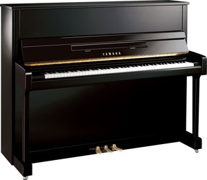 Yamaha B3 Upright Piano; Polished Ebony