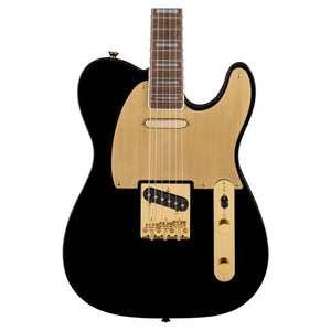 Squier 40th Anniversary Telecaster Gold Edition Black Electric Guitar