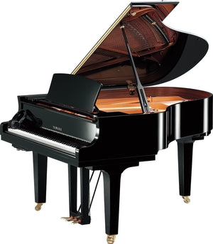 Yamaha C2x SH3 Silent Grand Piano; Polished Ebony