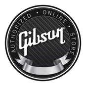 Gibson Lightning Bolt 2 Inch Guitar Strap Black