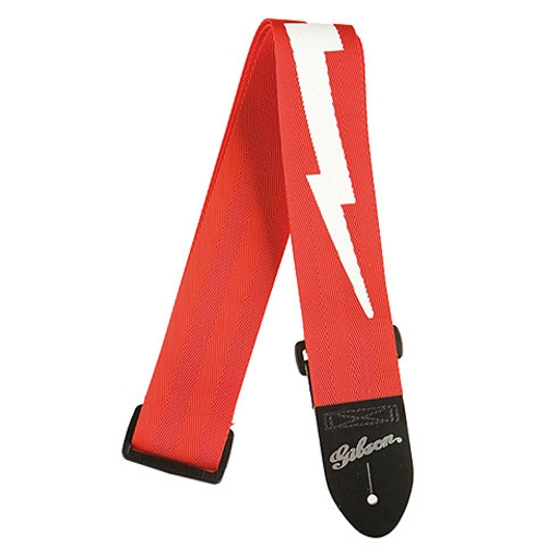 Gibson The Lightning Bolt Seatbelt Red Bonners Music
