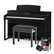 Kawai CA401 Satin Black Digital Piano Value Package