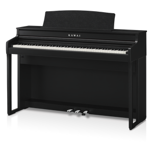 Kawai CA401 Satin Black with Piano Stool & Kawai SH9 Headphones