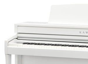 Kawai CA501 White with Piano Stool & Kawai SH9 Headphones