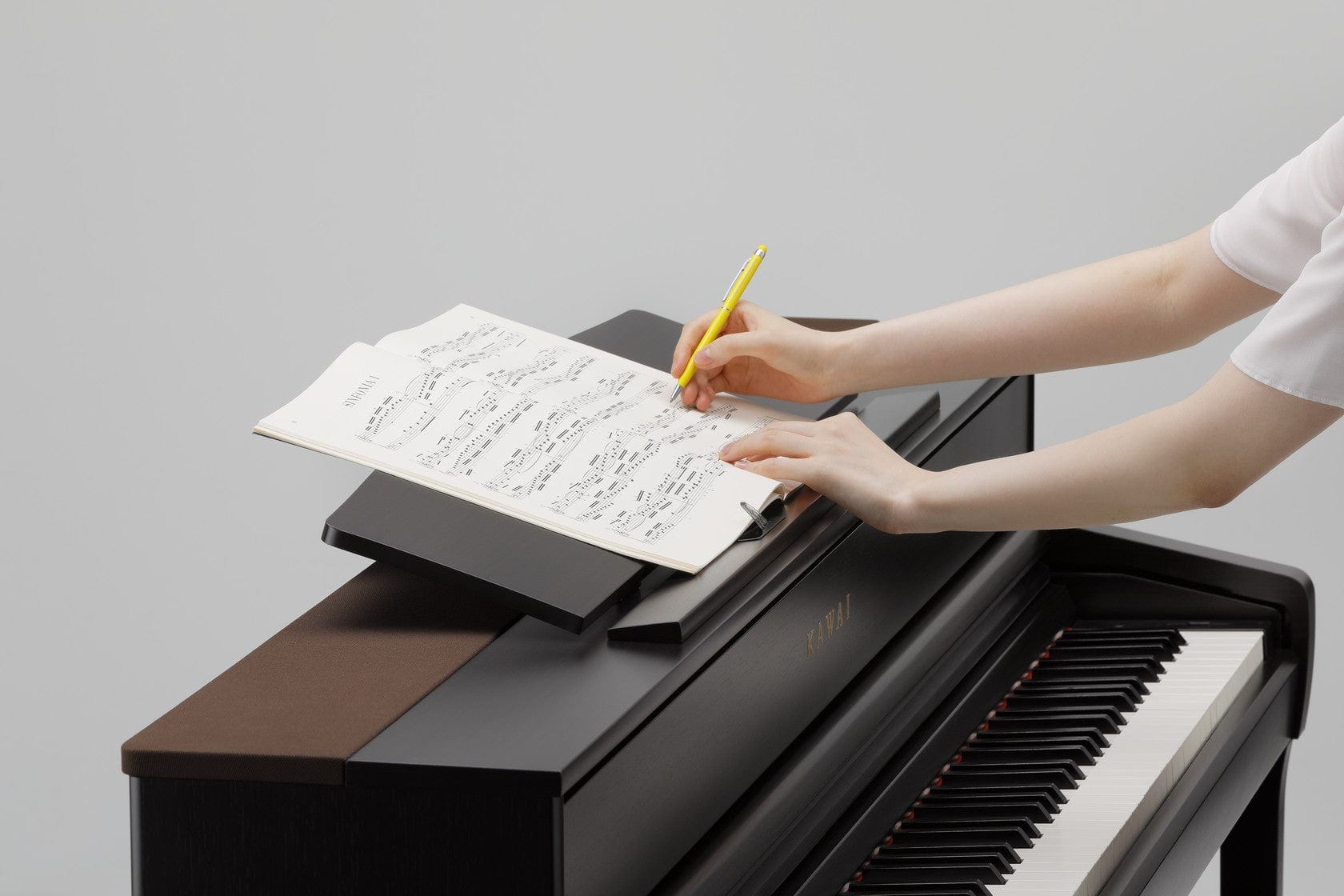 Kawai CA701 with Piano Stool & Kawai SH9 Headphones; Rosewood