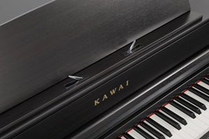 Kawai CA701 with Piano Stool & Kawai SH9 Headphones; Polished Ebony