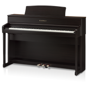 Kawai CA701 with Piano Stool & Kawai SH9 Headphones; Rosewood