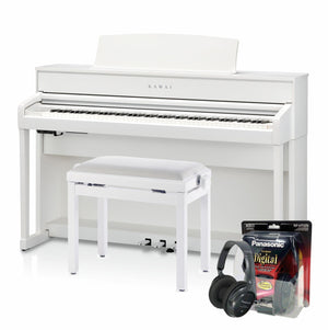 Kawai CA701 Digital Piano Value Package; White