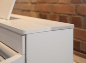 Kawai CA701 Digital Piano; Satin White