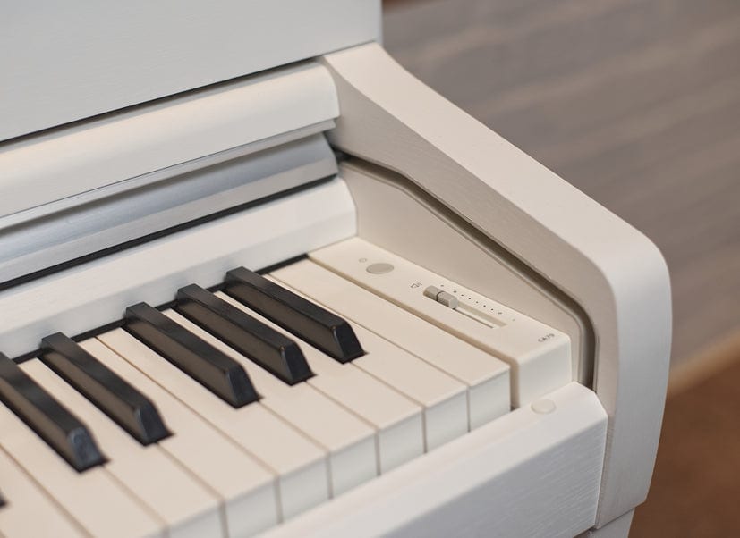Kawai CA701 with Piano Stool & Kawai SH9 Headphones; White