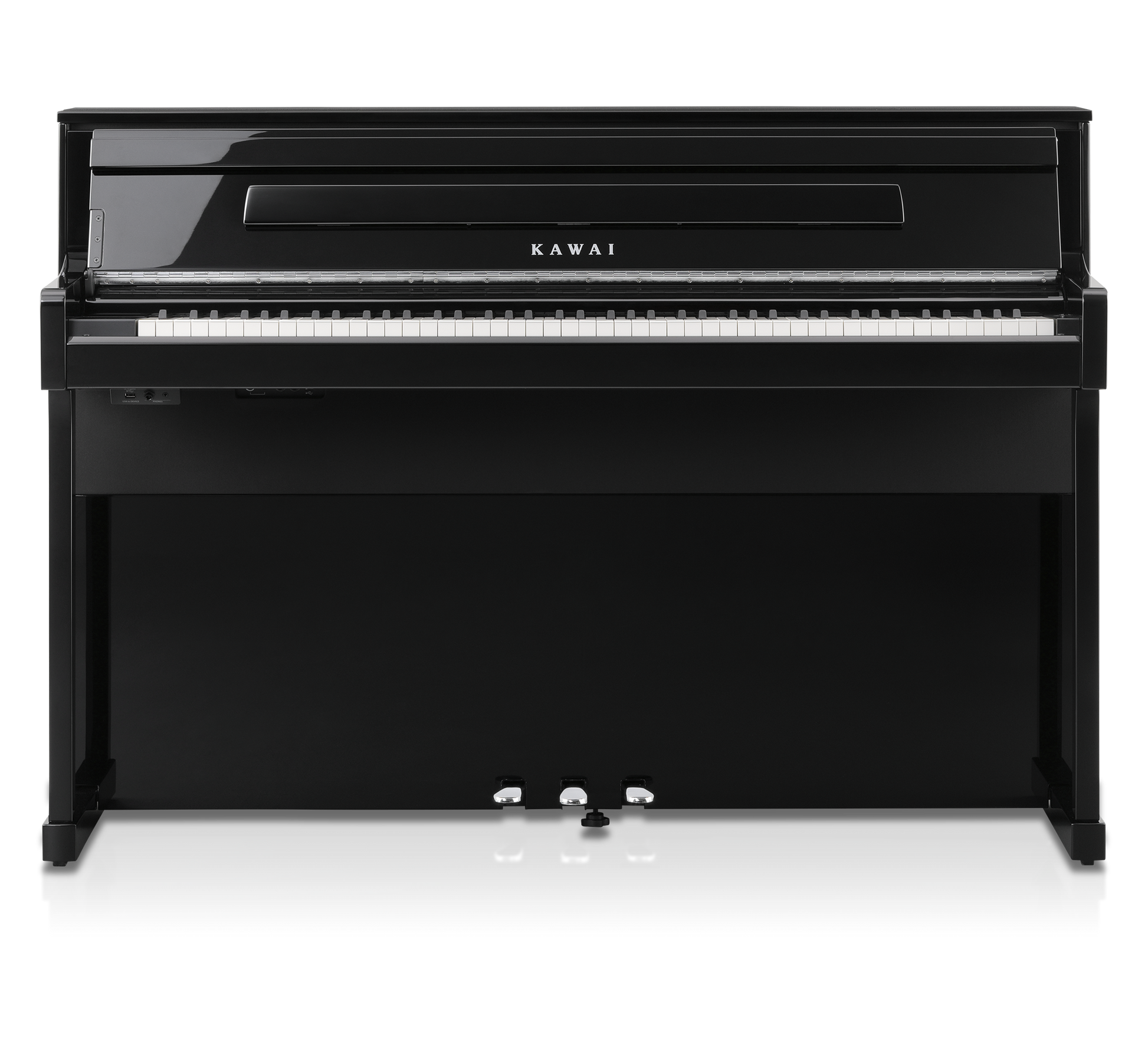 Kawai CA901 Digital Piano Value Package; Polished Ebony