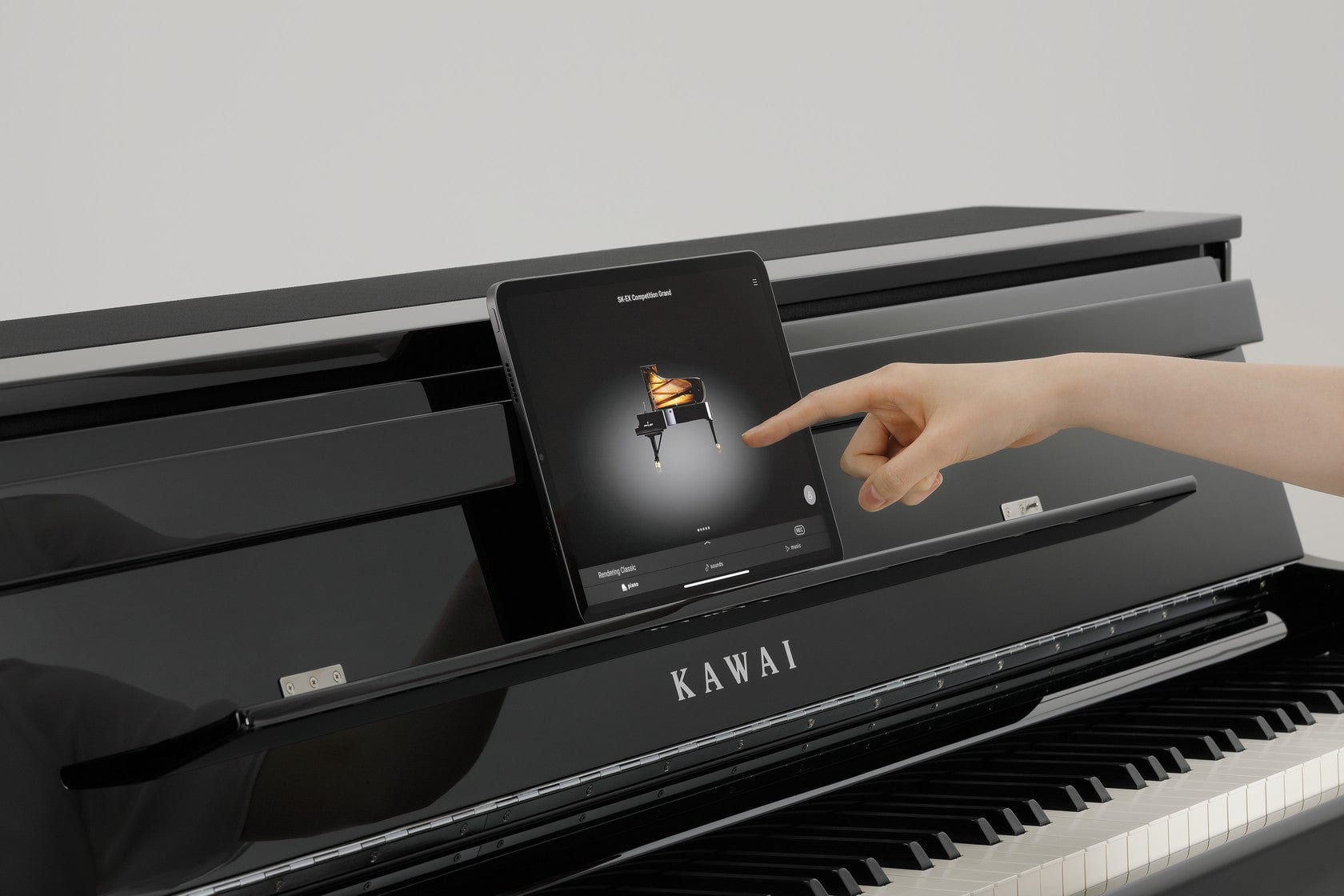 Kawai CA901 with Piano Stool & Kawai SH9 Headphones; Rosewood