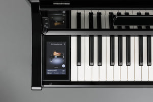 Kawai CA701 with Piano Stool & Kawai SH9 Headphones; Polished Ebony