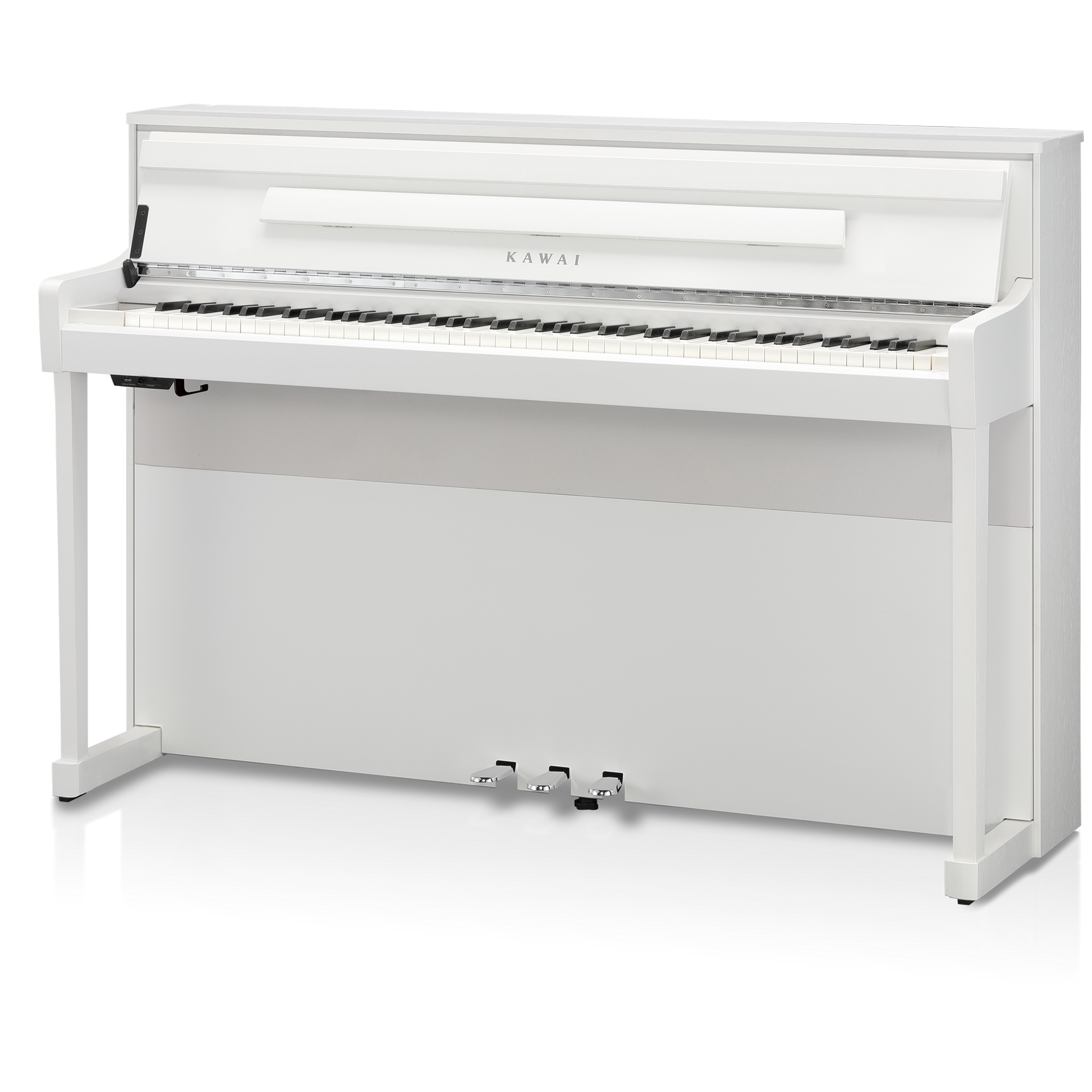 Kawai CA901 with Piano Stool & Kawai SH9 Headphones; White