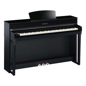 Yamaha CLP735PE Polished Ebony Digital Piano Value Package