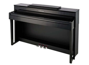 Yamaha CLP735PE Polished Ebony Digital Piano Value Package